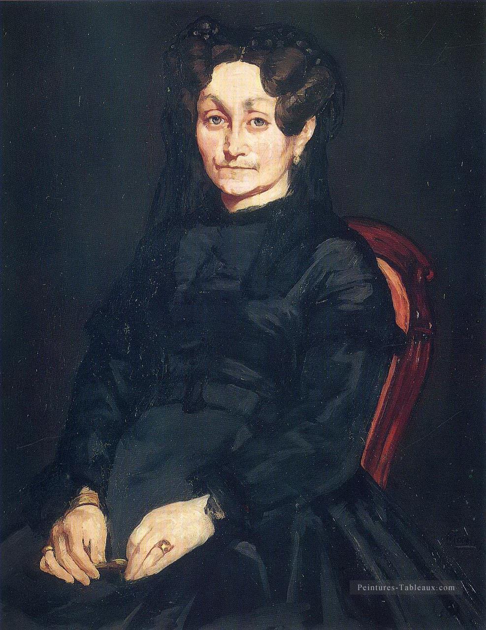 Madame Auguste Manet Édouard Manet Peintures à l'huile